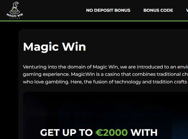 How fast can I hit a big win on a magic win casino?